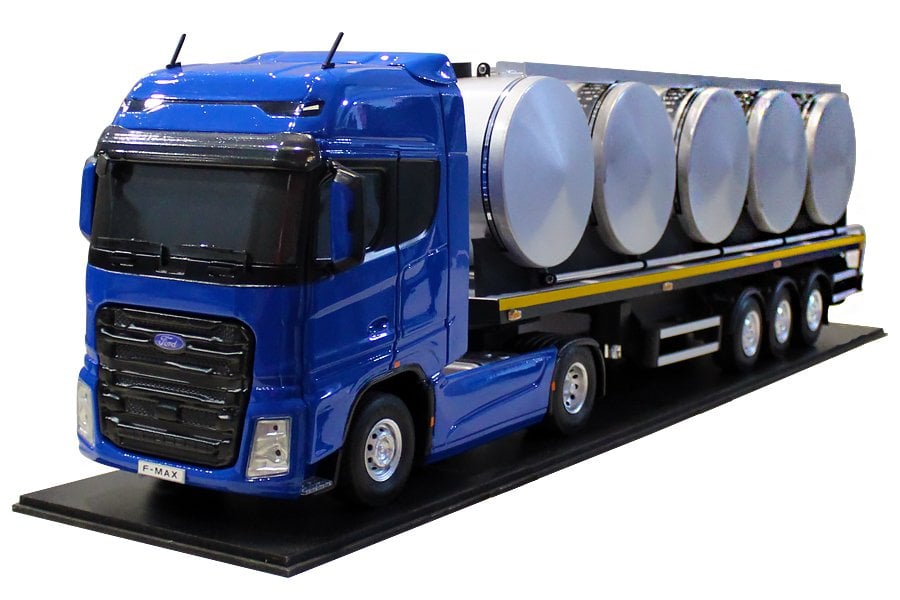 MAKET BOY:82-YÜKSEKLİK:22 CM 1:18 ÖLÇÜ FORD SÜT TANKER TIR
