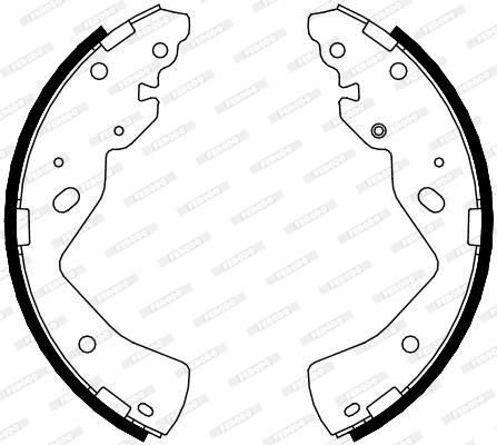 ARKA PABUÇ BALATA FORD RANGER 2.5D-TD 11 270x54 GS8764