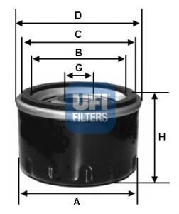 YAG FILTRESI FIESTA FUSION 02 08 1.25 1.4 FOCUS 2 04 11 1.4 1.6 MONDEO 4 07 14 KUGA 2 14 17 S MAX 07 14 1.6 ZETEC VOLVO C30 S40 S80 V40 V50 V60 V70