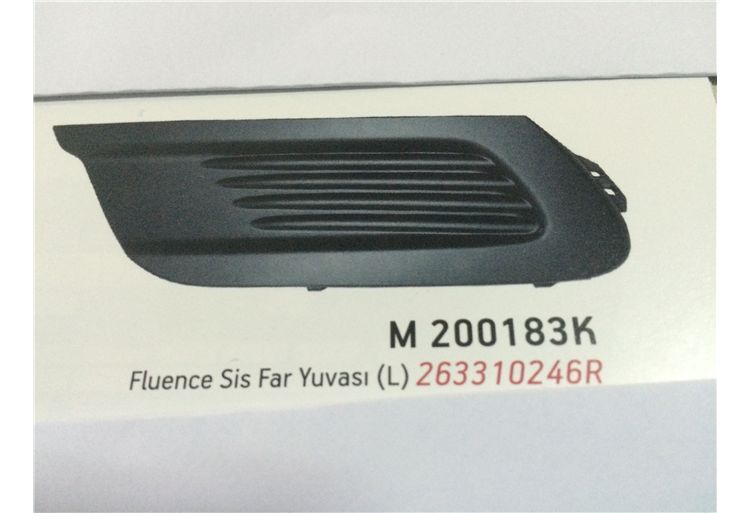 SİS FAR KAPAĞI SİSSİZ SOL FLUENCE 10-13 ESKİ KASA