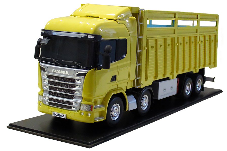 MAKET BOY:60-YÜKSEKLİK:22 CM 1:18 ÖLÇÜ SCANIA HAL KASA KAMYON