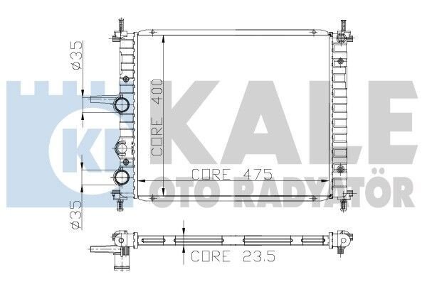 RADYATÖR BRAVO-BRAVA-MAREA 1.4i-1.6i 1 SIRA CU PL SİSTEM