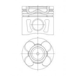 MOTOR PİSTON SEGMAN STANDART 69.60 mm DOBLO-FİORİNO-LINEA-GRANDE PUNTO-ASTRA 1.3D MJET 1.3 CDTI EUR O 5