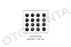 SUBAP LASTİĞİ VİTON 16 AD 6x8.8x12.2x9.7mm CLIO 2-3 1.2 16V-1.5DCI-KANGOO 1.5 DCI-P106-P206-P307
