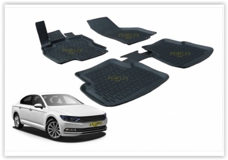 PASPAS 3D X-MAT HAVUZLU VOLKSWAGEN PASSAT B8 15 SİYAH
