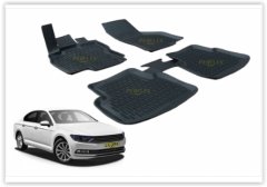 PASPAS 3D X-MAT HAVUZLU VOLKSWAGEN PASSAT B8 15 SİYAH