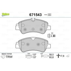 ARKA BALATA FORD TOURNEO CUSTOM-TRANSIT CUSTOM 2.2 TDCI 12 > KABLOSUZ