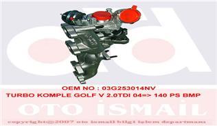 7652615008S TURBO KOMPLE GOLF 5 2.0TDI 04 140 PS BMP