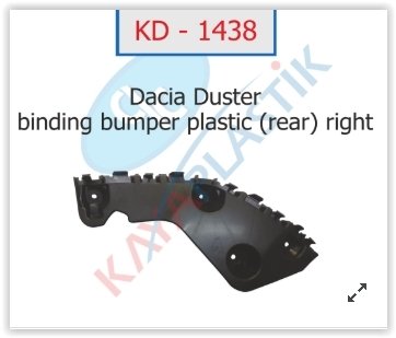ARKA TAMPON SAĞ BRAKETİ DUSTER 4X2