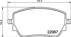 FREN BALATASI ARKA MERCEDES W177 V177 W247 C118 X118 H247 X247