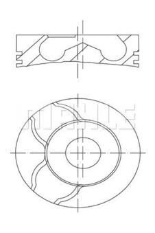 PISTON SEGMAN 040 DUCATO 3 IVECO DAILY-KARSAN JEST 2.3JTD C13 F1A EURO5 MOTOR 11 14