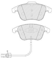 ÖN BALATA AUDI A4 - A5 09 GDB1814