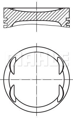 PISTON SEGMAN 0.50mm 85.50mm BMW M44 B19 E36 318 TI-IS 1.9I 95 98