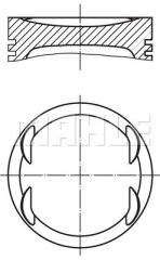 PISTON SEGMAN 0.50mm 85.50mm BMW M44 B19 E36 318 TI-IS 1.9I 95 98