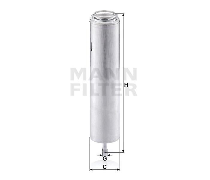 YAKIT FILTRESI BMW M47 N47 M57 N57 E81 E82 E87 E88 E60 E61 F07 F10 F06 E65 E66 F01 E70 F15 E71 F16