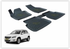 PASPAS 3D X-MAT HAVUZLU VOLKSWAGEN TIGUAN 08-16 SİYAH