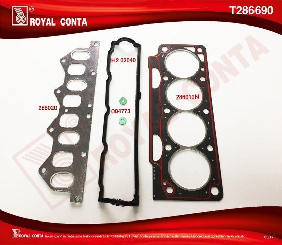ÜST TAKIM CONTA CLIO 1 91> 1.8 LAGUNA-MEGANE 1 95> 1.8-2.0 F3P 710/F3P 714 KEÇESİZ