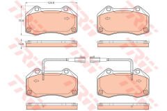 ÖN FREN BALATASI ALFA ROMEO 4C SPIDER 13 20 1.8 TBİ FIAT PUNTO EVO 09 12 1.3D MTJ