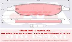 ÖN BALATA P207 06 P307 00 DOBLO 01 PARTNER 03 BERLINGO 00 C3 02 C4 04 XSARA 00