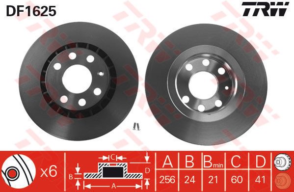 ÖN FREN AYNASI ASTRA F-VECTRA A-B-CALIBRA A-KADETT E-ASCONA C-LANOS 97 >CIELO 256x24x4DLxHAVALI 90487402-93182282-93182304