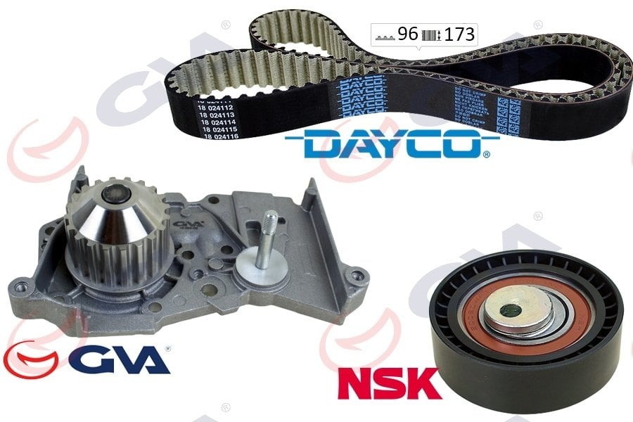 DEVİRDAİMLİ TRİGER SETİ 096x173 DACIA LOGAN 04> SANDERO 08> DOKKER 13> 1.4 K7J 1.6 K7M
