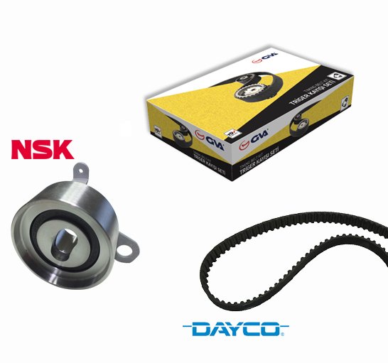 TRİGER KAYIŞ SETİ EKSANTRİK SETİ TOYOTA COROLLA 1.6L 4A-FE enjeksiyonlu AE101 AE111 92-00 1 KAY IŞ 1 RULMAN 117x210