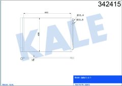 KLIMA RADYATORU BMW F10 F01 N47 N57 B47 B57