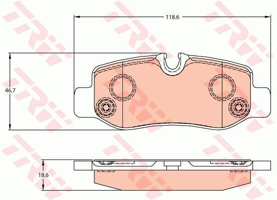 FREN BALATASI ARKA MERCEDES VITO W447 14>