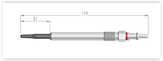 KIZDIRMA BUJİSİ MERCEDES C CLASS W203 C30 CDİ 03-07 S203 C30 03-07 CL203 C30 02-08