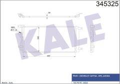 KLİMA RADYATÖRÜ KONDENSER CAPTIVA-ANTARA 2.0/2.2 CDTI 06-