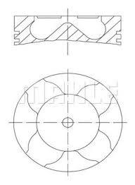 MOTOR PİSTON SEGMAN STANDART BRAVA-DOBLO-ASTRA-ALFA 147-156-166 1.9DT-CDTİ-JTD 82.00 010PI0001610086