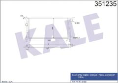 RADYATÖR CORSA B-TIGRA-COMBO 1.2-1.4-1.4 16V KLİMASIZ MEK