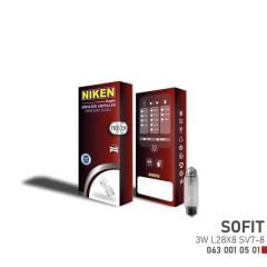 NIKEN SOFIT AMPUL 3W L28X8 SV7-8 12V 10LU