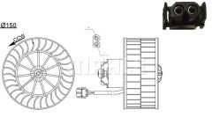 KALORIFER MOTORU BMW E36 12V KLIMASIZ