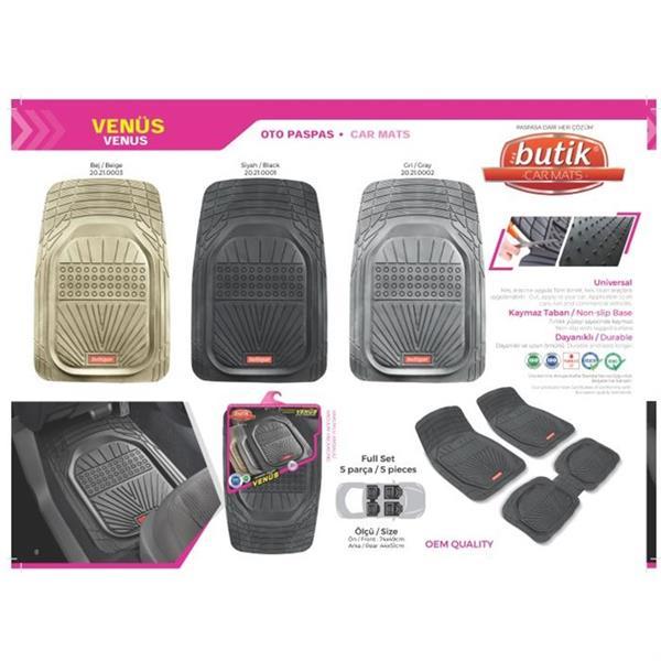 PASPAS ÜNİVERSAL - SİYAH - ŞAFT ÜSTLÜ VENÜS HAVUZLU PASPAS