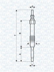 KIZDIRMA BUJİSİ ASTRA H-VECTRA C-BRAVO 2-GRANDE PUNTO 199-188 -DOBLO1.9D MTJ-STILO1.9 CDTI-JTD