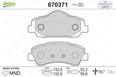 ÖN FREN BALATASI PEUGEOT P301 12 P308 13 CITROEN C-ELYSEE 12 C4 14 266mm