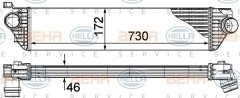 x 8ML376787-411 TURBO RADYATÖRÜ INTERCOOLER MASTER 3 2.3 DCİ 10