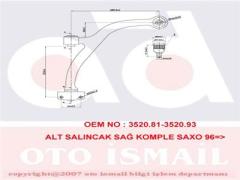 ALT SALINCAK SAĞ KOMPLE SAXO 96