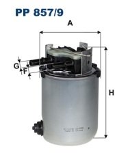 YAKIT FİLTRESİ RENAULT KADJAR 15 NISSAN QASHQAI 13 X-TRAIL 13 1.5 DCİ-1.6 DCİ