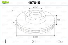 ÖN FREN AYNASI INSIGNIA B 16 INÇ 18 ASTRA J 09 ZAFIRA C 11 CRUZE 09 300x26x5DLxHAVALI 13502051