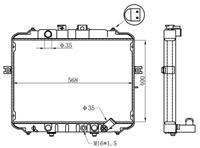RADYATÖR BRAZİNG H100 93 AC KLİMASIZ MEK 400x568x26