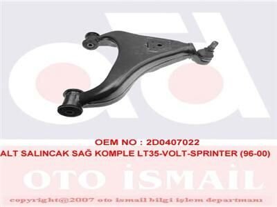x ALT SALINCAK SAĞ KOMPLE LT35-VOLT-SPRINTER 96-00