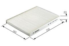 0986TF0068 POLEN FİLTRESİ DOBLO 1.2-1.4-1.3JTD-1.3D-1.9D-1.9JTD 01 PUNTO 1.2 16V-1.8-1.3JTD-1.9J