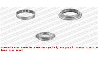 TORSİYON TAMİR TAKIMI KİTİ KEÇE SİZ/KAPAKLI P206 1.4-1.6 İNJ 2.0 HDİx O