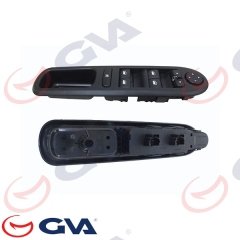 CAM AÇMA ANAHTARI SOL PEUGEOT 407 04-11 DÖRTLÜ-MERKEZİ KİLİT DÜĞMELİ - AYNA AYARLI