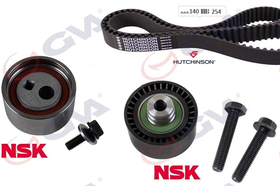 EKSANTRİK GERGİ KİTİ 140x254 P206-306-PARTNER-BERLINGO-JUMPY-SCUDO-COROLLA 1.9D 98 DW8 K025523XS