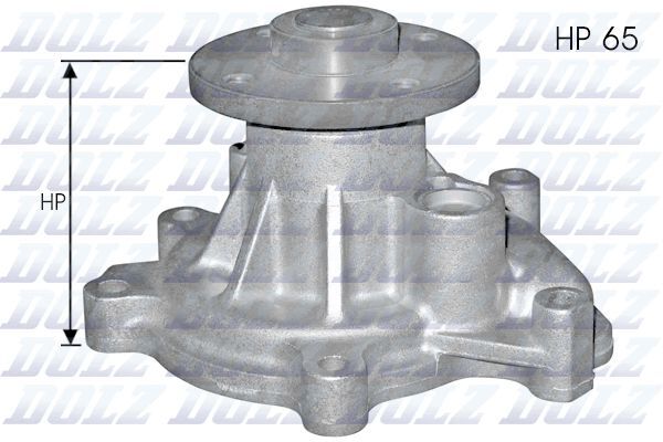 DEVİRDAİM SU POMPASI TOYOTA YARIS 1.0L 1SZ-FE SCP10 03-05 / 1.3L 2SZ-FE SCP12 SCP90 03-09 4 DELİK FLANŞ