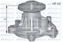 DEVİRDAİM SU POMPASI TOYOTA YARIS 1.0L 1SZ-FE SCP10 03-05 / 1.3L 2SZ-FE SCP12 SCP90 03-09 4 DELİK FLANŞ