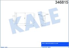 KALORIFER RADYATORU ARKA MERCEDES S-CLASS W140 91 98